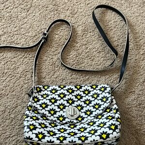 Vera Bradley leather cross body purse